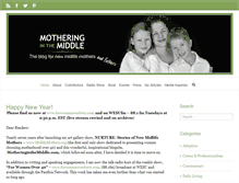 Tablet Screenshot of motheringinthemiddle.com